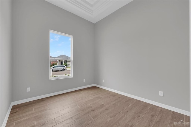 2427 Summer Breeze St, Mission, TX 78572 - empty room featuring wood finished floors and baseboards