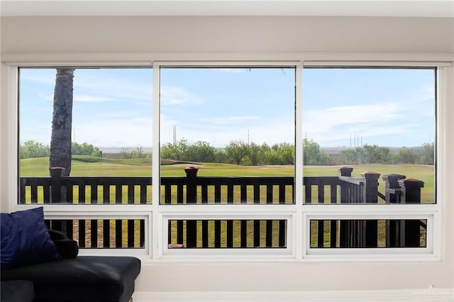 sunroom featuring plenty of natural light