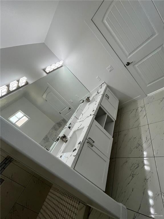 411 Thornwood Loop, Rio Grande City, TX 78582 - bathroom featuring marble finish flooring