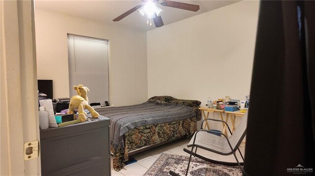 9212 N 30th St, Mcallen, TX 78504 - bedroom featuring tile patterned flooring and ceiling fan
