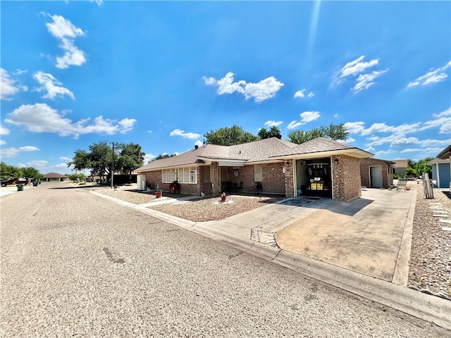 ranch-style house with a garage