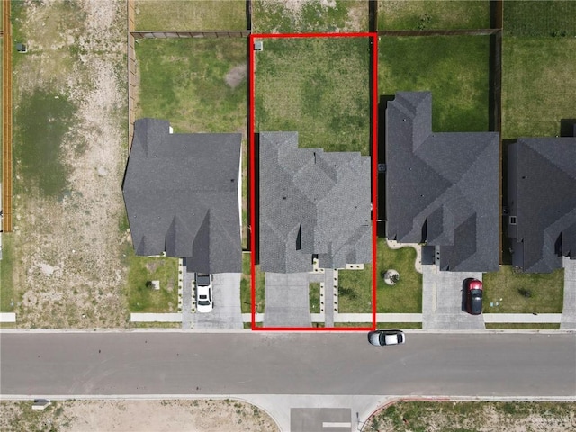 1104 Azalea Ave, Mission, TX 78573 - aerial view of property and surrounding area featuring property boundaries highlighted