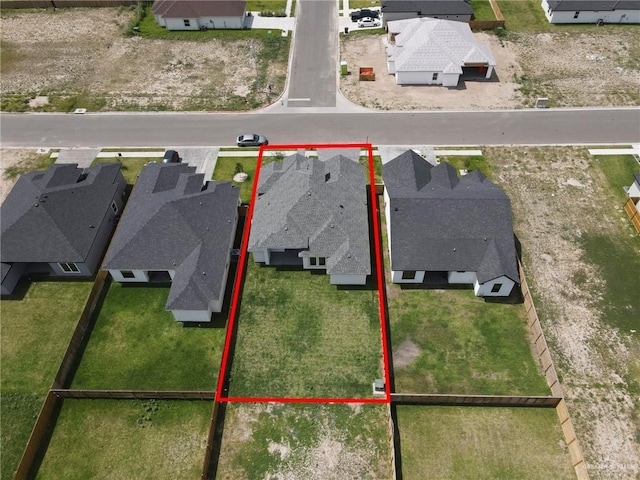 1104 Azalea Ave, Mission, TX 78573 - aerial view of residential area with property boundaries highlighted
