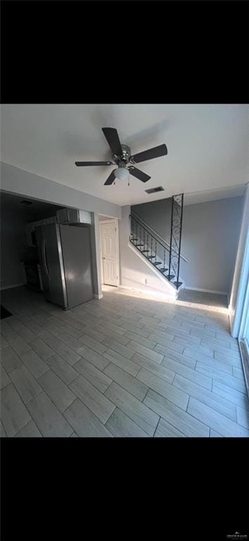 2201 S Jackson Rd Unit J11, Pharr, TX 78577 - interior space featuring ceiling fan and visible vents