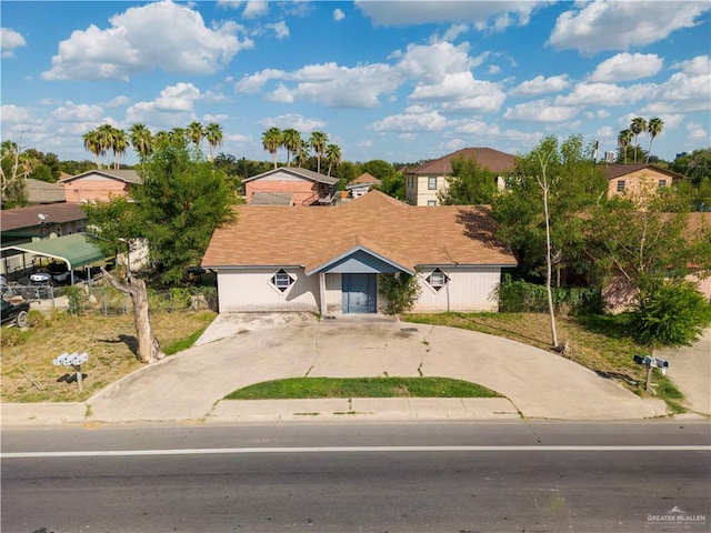 view of ranch-style home