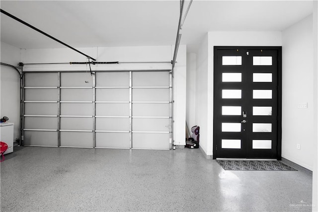 1613 E Mayhem Dr, Edinburg, TX 78542 - garage featuring french doors