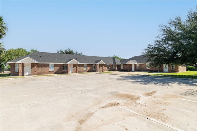 view of ranch-style home