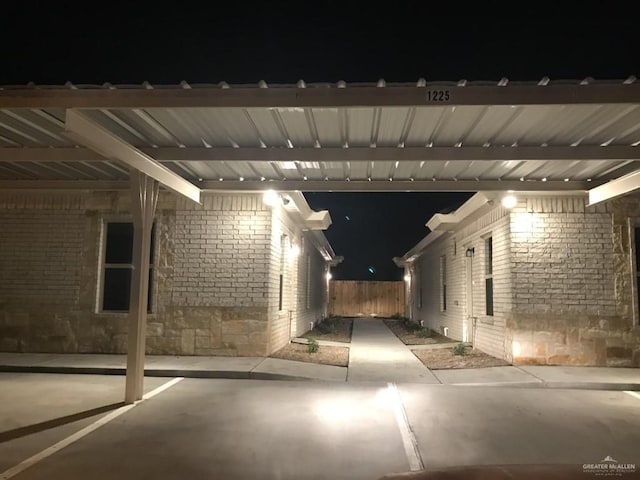 view of stable