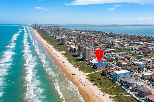 4616 Gulf Blvd S, Unit South, South Padre Island, TX 78597 - aerial view of unending shoreline