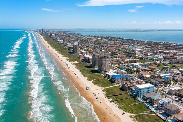 4616 Gulf Blvd S, Unit South, South Padre Island, TX 78597 - bird's eye view of unending shoreline