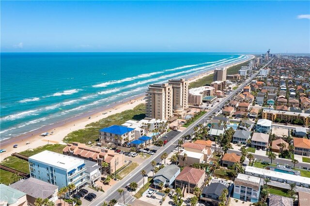 4616 Gulf Blvd S, Unit South, South Padre Island, TX 78597 - aerial view of expansive beach