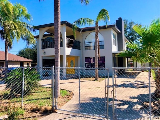 view of front of home