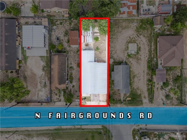 406 N Fairgrounds Rd, Rio Grande City, TX 78582 - view of property location with property parcel outlined