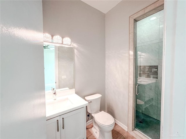 607 N 9th St, Alamo, TX 78516 - bathroom with vanity and a shower stall