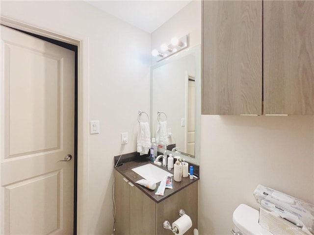 1510 S Bilboa St Unit 1, Pharr, TX 78577 - half bath with toilet and vanity