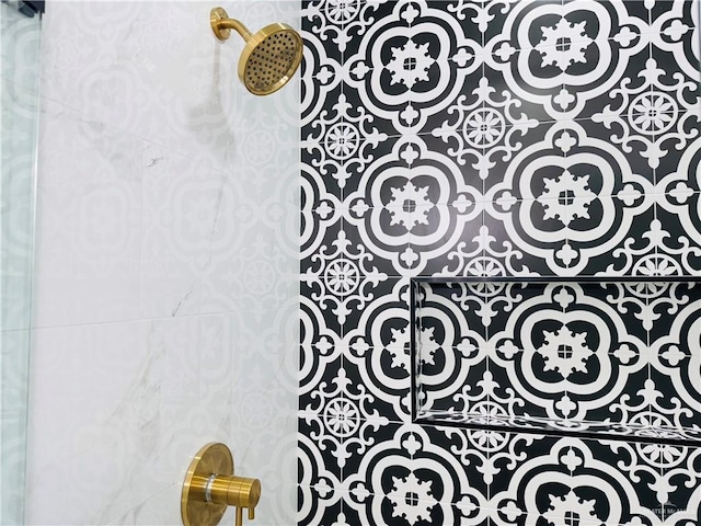 2125 Blue Sky Dr, Weslaco, TX 78599 - bathroom view of a tile shower