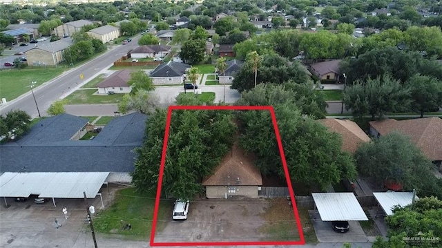 1009 W Champion St, Edinburg, TX 78539 - aerial view of residential area featuring property parcel outlined