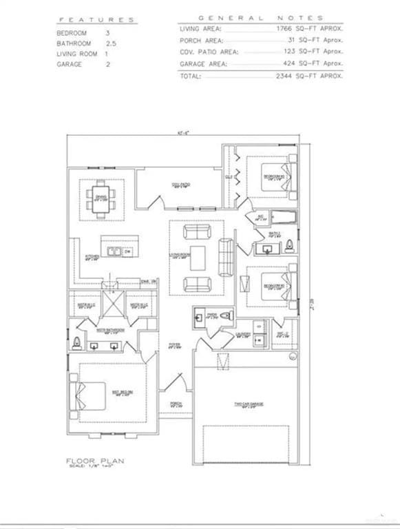 2104 Macquarie Dr, Edinburg, TX 78542 - floor plan / room layout