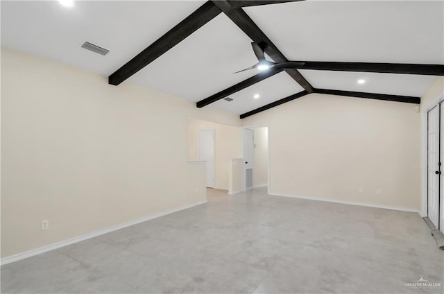 413 W Jonquil Ave, Mcallen, TX 78501 - spare room with a ceiling fan, recessed lighting, and baseboards