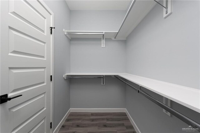 2023 Peace Dr, La Feria, TX 78559 - spacious closet with dark wood finished floors