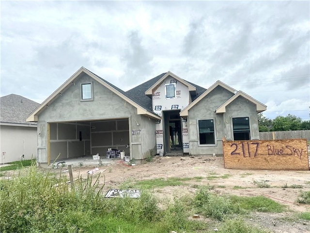 2117 Blue Sky Dr, Weslaco, TX 78599 - view of front of house featuring stucco siding