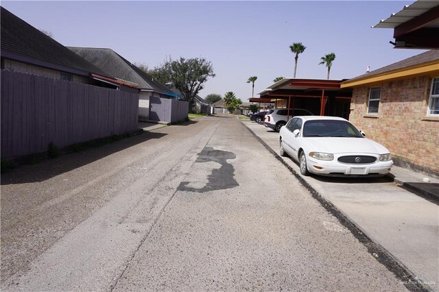 view of street