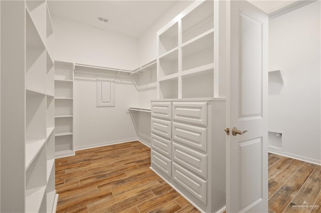 14724 Aqualina Way, Mcallen, TX 78504 - spacious closet featuring wood finished floors