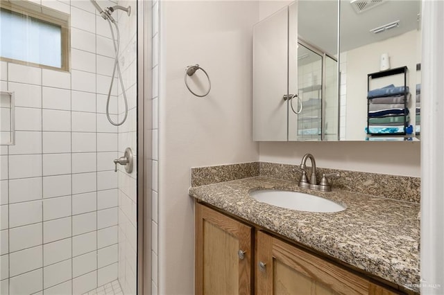 2203 Kingfisher Ln, Mission, TX 78572 - full bathroom with a shower stall and vanity