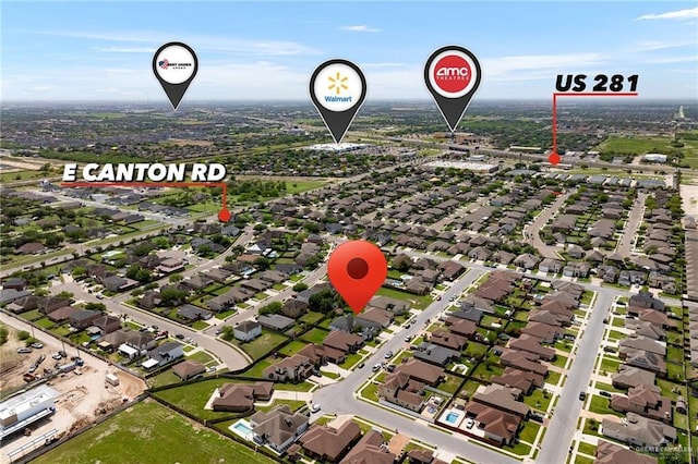 2306 Supreme Dr, Edinburg, TX 78542 - aerial view of residential area