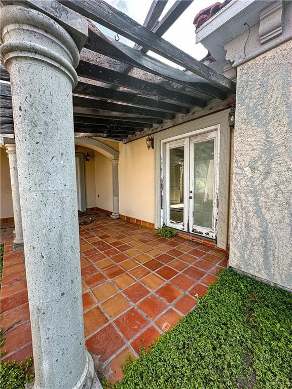 4132 Cosentino Dr, Mcallen, TX 78504 - view of patio featuring a pergola