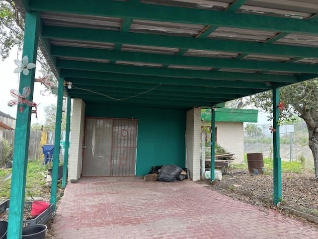 view of patio