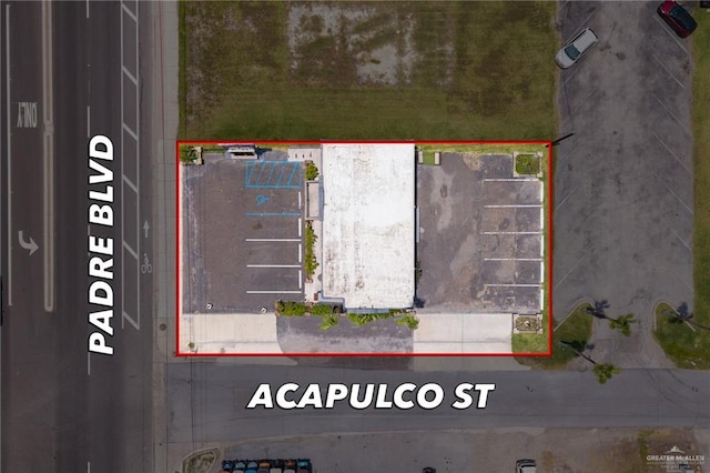 3200 Padre Blvd, South Padre Island, TX 78597 - aerial overview of property's location with property parcel outlined