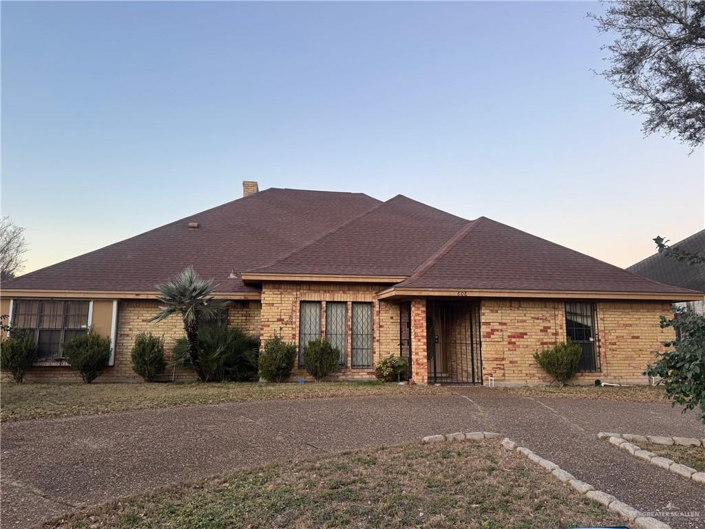 view of ranch-style home