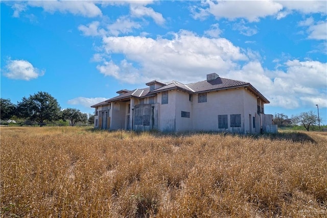 view of side of property