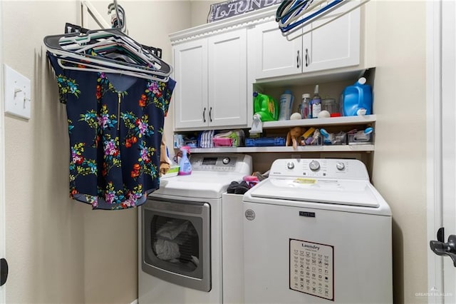 2003 N 44th Ln, Mcallen, TX 78501 - washroom with separate washer and dryer and cabinet space