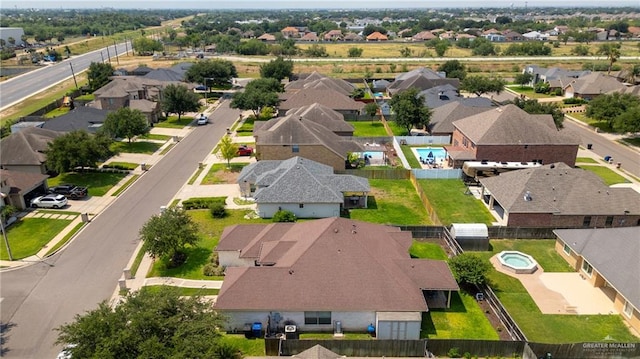 2003 N 44th Ln, Mcallen, TX 78501 - aerial perspective of suburban area featuring a pool area