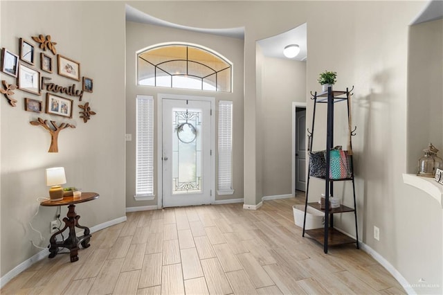 2003 N 44th Ln, Mcallen, TX 78501 - entryway featuring light wood-style floors and baseboards
