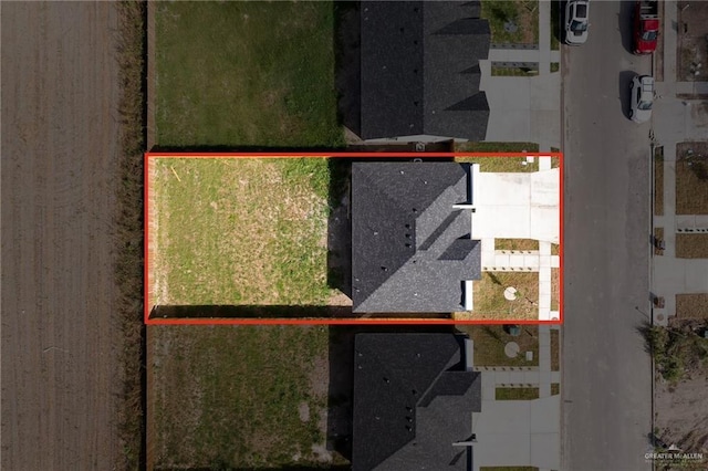 1923 Lime St, San Juan, TX 78589 - aerial view of property's location with property boundaries highlighted
