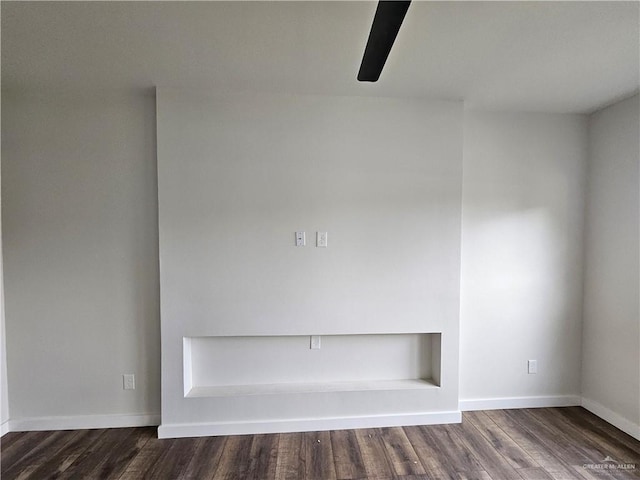 details featuring ceiling fan and hardwood / wood-style floors