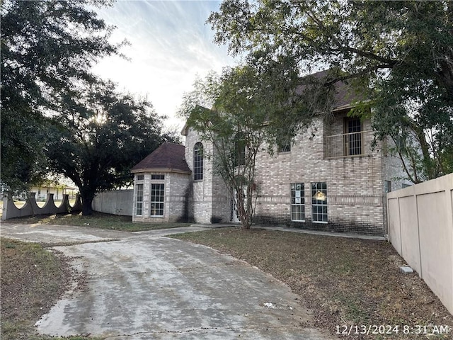 view of front of home