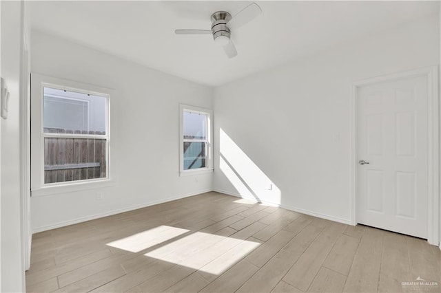2208 Providence Ave, Mcallen, TX 78504 - spare room featuring wood finished floors and a ceiling fan