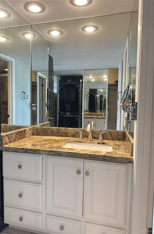 3400 Gulf Blvd Unit 403, South Padre Island, TX 78597 - bathroom with vanity