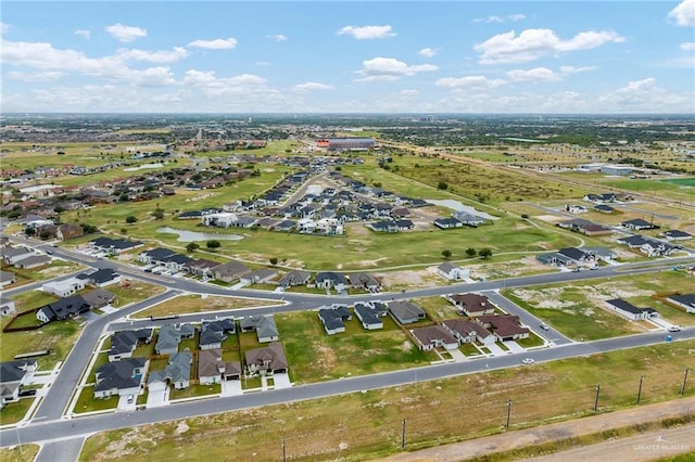 aerial view featuring a residential view