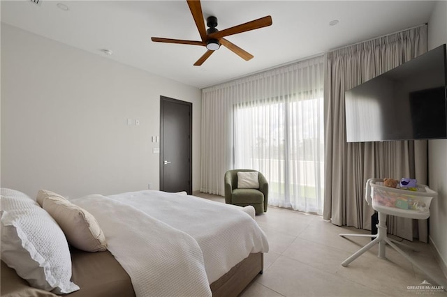 2701 W Duke Dr, Edinburg, TX 78539 - bedroom featuring a ceiling fan