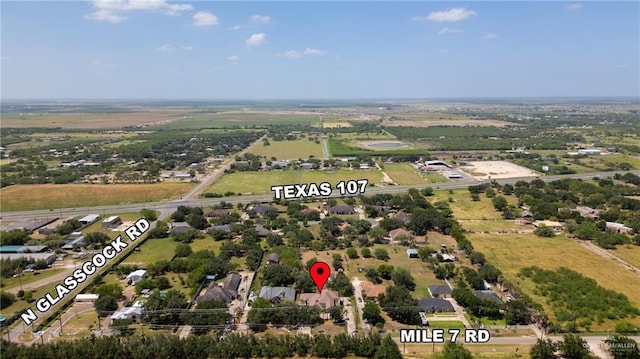 6614 Mile 7 Rd, Mission, TX 78573 - aerial overview of property's location