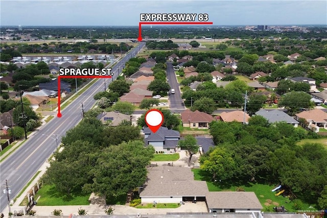 2315 E Sprague St, Edinburg, TX 78542 - aerial view featuring a residential view