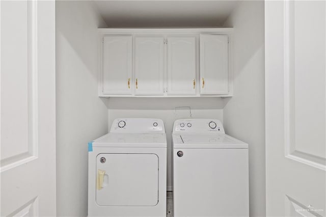 2315 E Sprague St, Edinburg, TX 78542 - washroom with separate washer and dryer and cabinet space