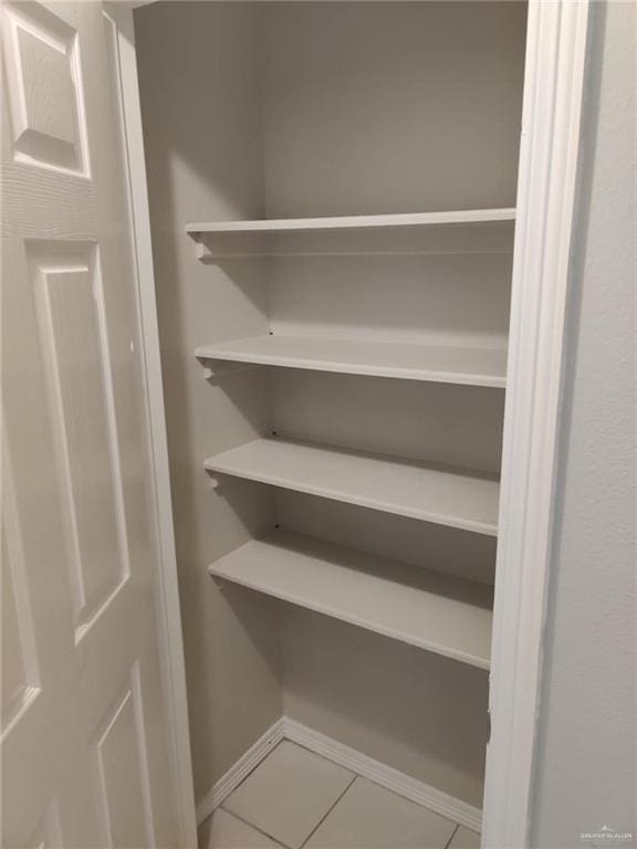 view of closet