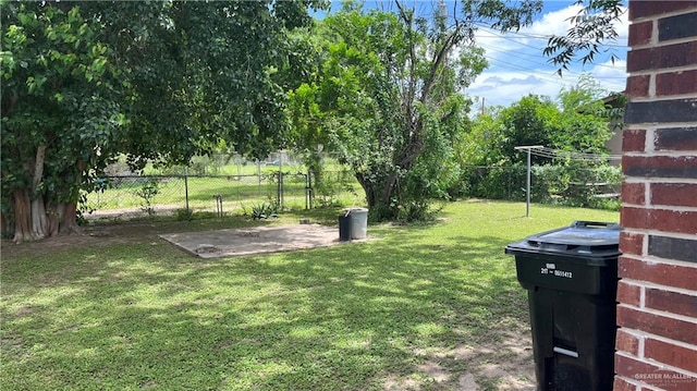 view of yard featuring a patio area