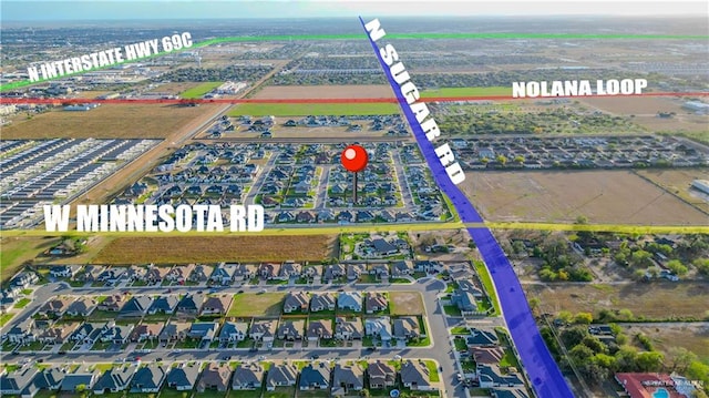 1003 Pear St W, Pharr, TX 78677 - drone / aerial view